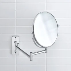 Duravit D-Code Magnifying Cosmetic Mirror -Modern Bathroom Shop 0099121000 d1