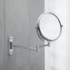 Duravit D-Code Magnifying Cosmetic Mirror -Modern Bathroom Shop 0099121000 d2