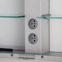 Keuco Royal Match 800mm Semi-Recessed LED Illuminated Mirror Cabinet 13 Keuco Royal Match 800mm Semi-Recessed LED Illuminated Mirror Cabinet -Modern Bathroom Shop 12801171331 d6 1