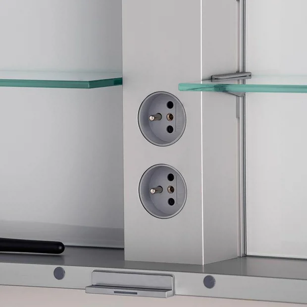 Keuco Royal Match 800mm Semi-Recessed LED Illuminated Mirror Cabinet 8 Keuco Royal Match 800mm Semi-Recessed LED Illuminated Mirror Cabinet - Image 6