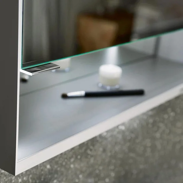 Keuco Royal Lumos 1200mm Semi-Recessed LED Illuminated Mirror Cabinet 6 Keuco Royal Lumos 1200mm Semi-Recessed LED Illuminated Mirror Cabinet - Image 4