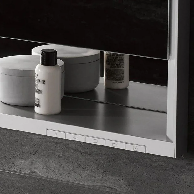 Keuco Royal Lumos 1200mm Semi-Recessed LED Illuminated Mirror Cabinet 7 Keuco Royal Lumos 1200mm Semi-Recessed LED Illuminated Mirror Cabinet - Image 5