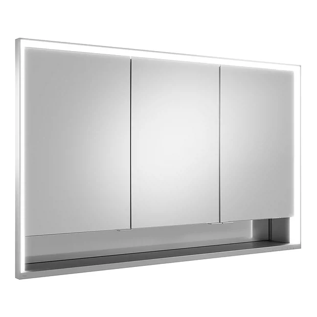 Keuco Royal Lumos 1200mm Semi-Recessed LED Illuminated Mirror Cabinet 3 Keuco Royal Lumos 1200mm Semi-Recessed LED Illuminated Mirror Cabinet