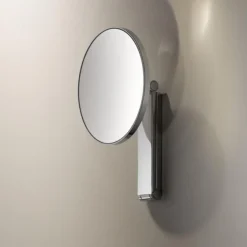 Keuco ILook Move Round Non-Illuminated Cosmetic Mirror - Chrome 10 Keuco ILook Move Round Non-Illuminated Cosmetic Mirror - Chrome -Modern Bathroom Shop 17612010000 d2