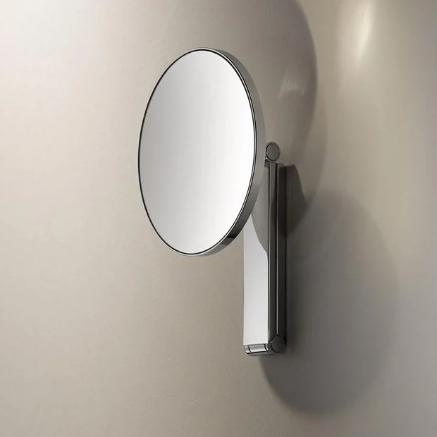 Keuco ILook Move Round Non-Illuminated Cosmetic Mirror - Chrome 6 Keuco ILook Move Round Non-Illuminated Cosmetic Mirror - Chrome - Image 4