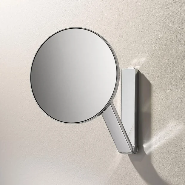 Keuco ILook Move Round Non-Illuminated Cosmetic Mirror - Chrome 4 Keuco ILook Move Round Non-Illuminated Cosmetic Mirror - Chrome - Image 2