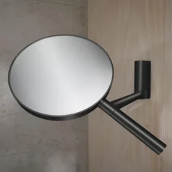 Keuco Plan Wall Mounted Cosmetic Mirror - Black 10 Keuco Plan Wall Mounted Cosmetic Mirror - Black -Modern Bathroom Shop 17649370002 d1