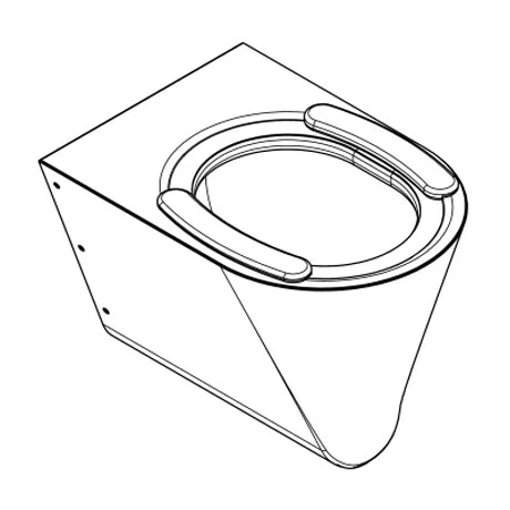 Franke Campus CMPX592S Stainless Steel Wall Hung WC Pan + Seat Pads 3 Franke Campus CMPX592S Stainless Steel Wall Hung WC Pan + Seat Pads