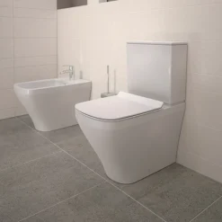 Duravit DuraStyle HygieneGlaze Short Projection Close Coupled Toilet + Seat
