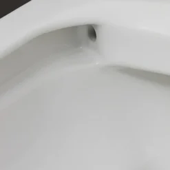 Duravit D-Code Rimless Wall Hung Toilet + Seat -Modern Bathroom Shop 2562090000 d3