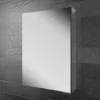 HIB Eris 50 Aluminium Mirror Cabinet -Modern Bathroom Shop 45100 l