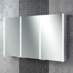 HIB Xenon 120 LED Mirror Cabinet -Modern Bathroom Shop 46300 l