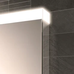 HIB Apex 100 LED Illuminated Mirror Cabinet -Modern Bathroom Shop 47300 d3