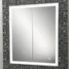 HIB Vanquish 60 Recessed LED Aluminium Mirror Cabinet 1 HIB Vanquish 60 Recessed LED Aluminium Mirror Cabinet -Modern Bathroom Shop 47700 l