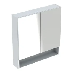 Geberit Selnova Square S 588mm White 2-Door Mirror Cabinet 6 Geberit Selnova Square S 588mm White 2-Door Mirror Cabinet -Modern Bathroom Shop 501.264.00.1 d1