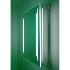 HIB Dimension 50 Bluetooth LED Illuminated Aluminium Mirror Cabinet -Modern Bathroom Shop 54500 d3