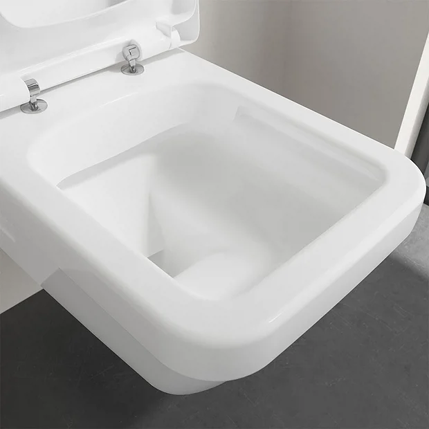 Villeroy & Boch Villeroy And Boch Architectura DirectFlush Rimless Wall Hung Toilet + Soft Close Seat 5 Villeroy & Boch Villeroy And Boch Architectura DirectFlush Rimless Wall Hung Toilet + Soft Close Seat - Image 3