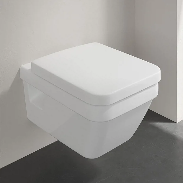 Villeroy & Boch Villeroy And Boch Architectura DirectFlush Rimless Wall Hung Toilet + Soft Close Seat 4 Villeroy & Boch Villeroy And Boch Architectura DirectFlush Rimless Wall Hung Toilet + Soft Close Seat - Image 2