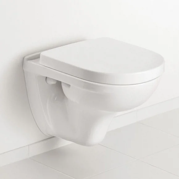 Villeroy & Boch Villeroy And Boch O.novo Compact Wall Hung Toilet + Soft Close Seat 4 Villeroy & Boch Villeroy And Boch O.novo Compact Wall Hung Toilet + Soft Close Seat - Image 2