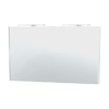Miller - London 120 Mirror - White -Modern Bathroom Shop 632 l
