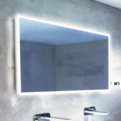 HIB Globe 120 LED Ambient Rectangular Mirror -Modern Bathroom Shop 78700000 l