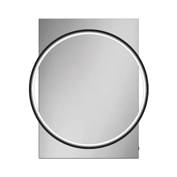 HIB Solas 50 LED Illuminated Mirror (Matt Black Frame) 5 HIB Solas 50 LED Illuminated Mirror (Matt Black Frame) - Image 3
