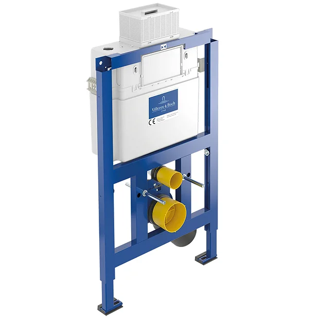 Villeroy & Boch Villeroy And Boch ViConnect 820mm Toilet Support Frame With Dual Flush Cistern 3 Villeroy & Boch Villeroy And Boch ViConnect 820mm Toilet Support Frame With Dual Flush Cistern