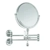 Burlington Traditional Cosmetic Wall Mirror - Chrome 1 Burlington Traditional Cosmetic Wall Mirror - Chrome -Modern Bathroom Shop a57chr l