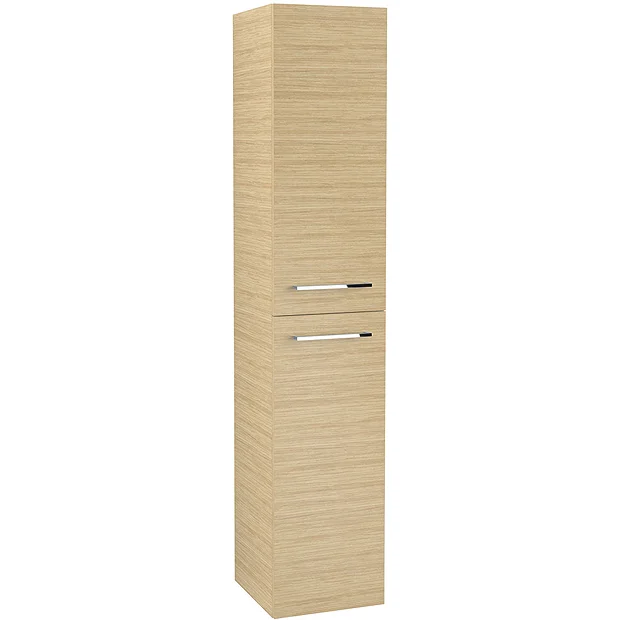 Villeroy & Boch Villeroy And Boch Avento Nordic Oak Wall Hung Tall Cabinet 3 Villeroy & Boch Villeroy And Boch Avento Nordic Oak Wall Hung Tall Cabinet