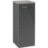 Villeroy & Boch Villeroy And Boch Avento Crystal Grey Wall Hung Side Cabinet -Modern Bathroom Shop a89500b1 l