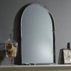 Heritage - Arched Mirror - Chrome -Modern Bathroom Shop ahc09 d1