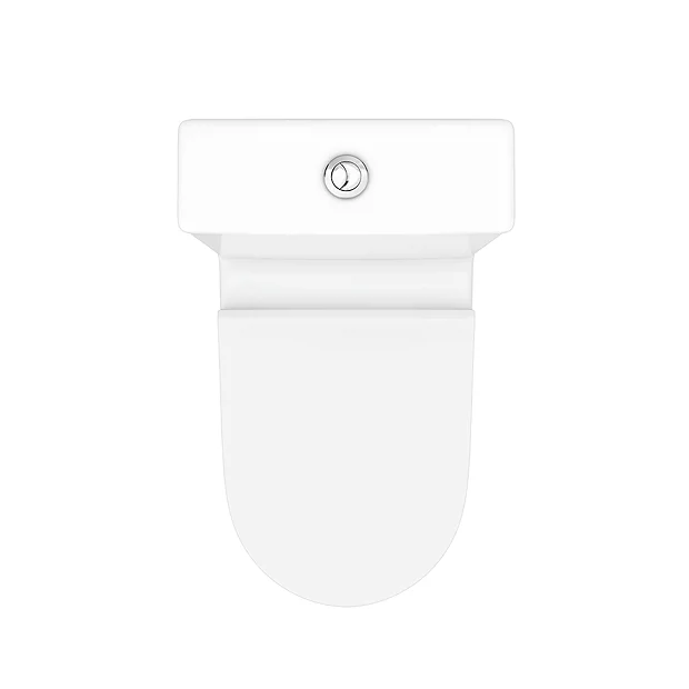 Alps Modern Rimless Short Projection Toilet + Soft Closing Seat 7 Alps Modern Rimless Short Projection Toilet + Soft Closing Seat - Image 5