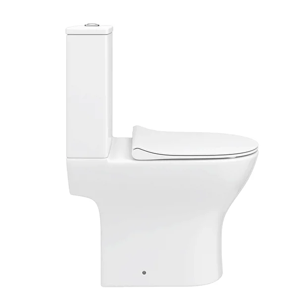 Alps Modern Rimless Short Projection Toilet + Soft Closing Seat 8 Alps Modern Rimless Short Projection Toilet + Soft Closing Seat - Image 6