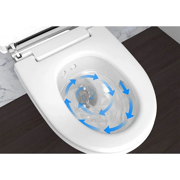 Geberit AquaClean Gloss Chrome Mera Classic Rimless Wall Hung Shower WC 5 Geberit AquaClean Gloss Chrome Mera Classic Rimless Wall Hung Shower WC - Image 3