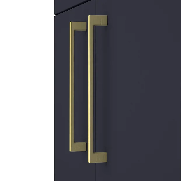 Arezzo 1000 Matt Blue Combination Furniture Pack (Brushed Brass Flush & Handles) 6 Arezzo 1000 Matt Blue Combination Furniture Pack (Brushed Brass Flush & Handles) - Image 4