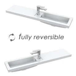 Arezzo 1100 Matt Blue Slimline Combination Vanity Unit (Chrome Flush & Handles) 13 Arezzo 1100 Matt Blue Slimline Combination Vanity Unit (Chrome Flush & Handles) -Modern Bathroom Shop az11bchsl n d5