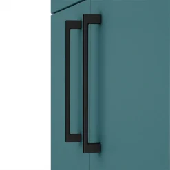 Arezzo 1100 Matt Green Slimline Combination Vanity Unit (Matt Black Flush & Handles) 10 Arezzo 1100 Matt Green Slimline Combination Vanity Unit (Matt Black Flush & Handles) -Modern Bathroom Shop az11tgmbsl d1