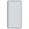 Arezzo Matt Black Framed Bathroom Mirror - 1400 X 700mm -Modern Bathroom Shop az147cvmb d3