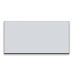 Arezzo Matt Black Square Edge Framed Bathroom Mirror - 1400 X 500mm 8 Arezzo Matt Black Square Edge Framed Bathroom Mirror - 1400 X 500mm -Modern Bathroom Shop az147mb d1