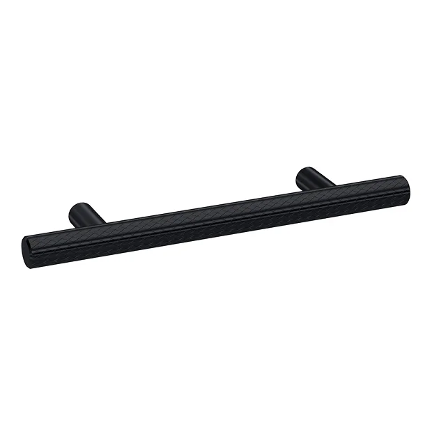 1 X Arezzo Industrial Style Knurled 'T' Bar Matt Black Handle (96mm Centres) 3 1 X Arezzo Industrial Style Knurled 'T' Bar Matt Black Handle (96mm Centres)