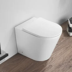 Arezzo Matt White Rimless Back To Wall Toilet Incl. Soft Close Seat 7 Arezzo Matt White Rimless Back To Wall Toilet Incl. Soft Close Seat -Modern Bathroom Shop az233pmwl