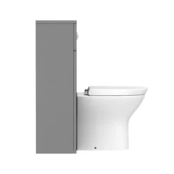 Arezzo 500 Matt Grey WC Unit With Cistern + Modern Pan -Modern Bathroom Shop az5wcg n d3