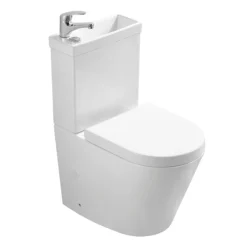 Arezzo Space Saving Combined Two-In-One Wash Basin + Rimless Toilet 10 Arezzo Space Saving Combined Two-In-One Wash Basin + Rimless Toilet -Modern Bathroom Shop azcc2in1 d5