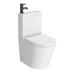 Arezzo Space Saving Combined Two-In-One Wash Basin + Rimless Toilet 9 Arezzo Space Saving Combined Two-In-One Wash Basin + Rimless Toilet -Modern Bathroom Shop azcc2in1 lrg2