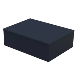 Arezzo Wall Hung Countertop Basin Shelf With Drawer - Matt Blue - 600 X 450mm 5 Arezzo Wall Hung Countertop Basin Shelf With Drawer - Matt Blue - 600 X 450mm -Modern Bathroom Shop azctblu6l