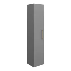 Arezzo Grey Floor Standing Vanity Unit, Tall Cabinet + Toilet Pack With Brass Handles 13 Arezzo Grey Floor Standing Vanity Unit, Tall Cabinet + Toilet Pack With Brass Handles -Modern Bathroom Shop azgbrfsp1 nd6