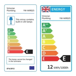 Arezzo 600mm Round Colour Changing LED Illuminated Bathroom Mirror With Bluetooth + Anti-Fog -Modern Bathroom Shop azmir025 d2