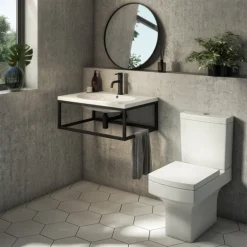 Arezzo Square Close Coupled Toilet + Soft Close Seat 11 Arezzo Square Close Coupled Toilet + Soft Close Seat -Modern Bathroom Shop azsqcc d3