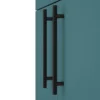 Arezzo Floor Standing Vanity Unit - Matt Green - 500mm With Industrial Style Black Handles 1 Arezzo Floor Standing Vanity Unit - Matt Green - 500mm With Industrial Style Black Handles -Modern Bathroom Shop aztg5fsvmbis d2