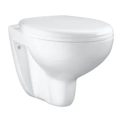 Grohe Bau Rimless Wall Hung Toilet With Soft Close Seat + FREE TOILET ROLL HOLDER 13 Grohe Bau Rimless Wall Hung Toilet With Soft Close Seat + FREE TOILET ROLL HOLDER -Modern Bathroom Shop bauwhwc d5